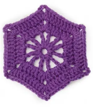 Crochet Motif Vii Hexagon Wheel Motif Pattern (Crochet) 1