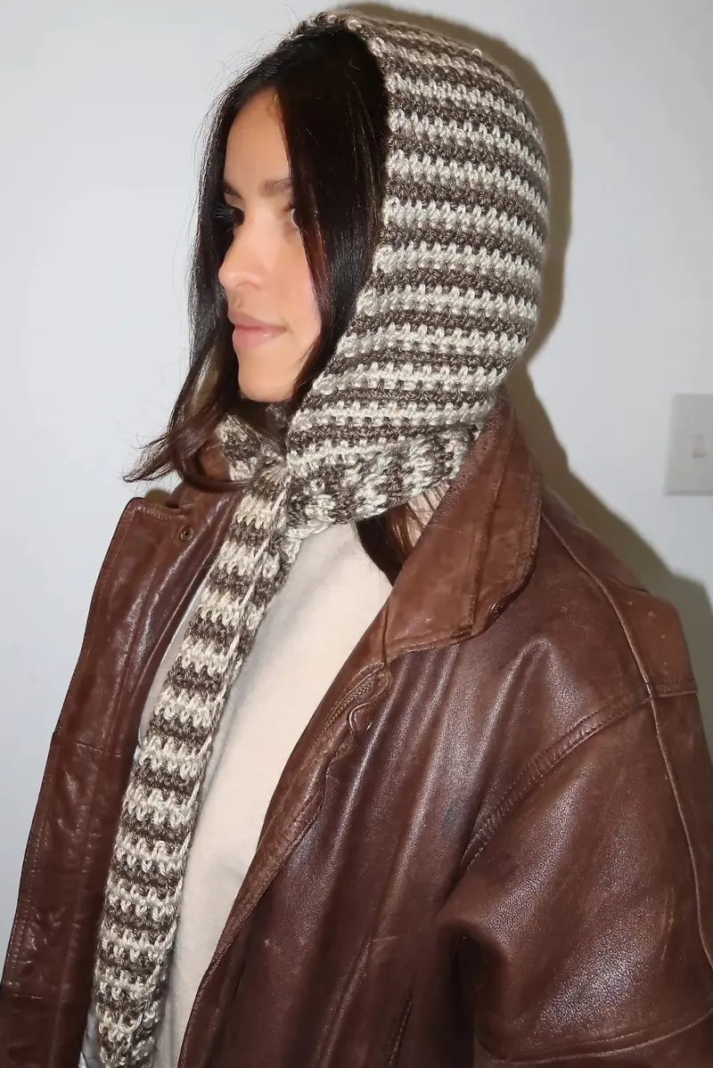 Crochet Scoodie (Hood + Scarf) (Crochet) 1