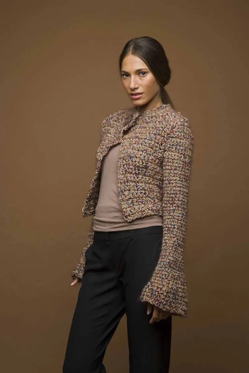 Crochet Short Jacket Pattern (Crochet) 1