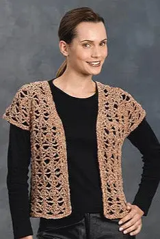 Crocheted Vest Pattern (Crochet) 1