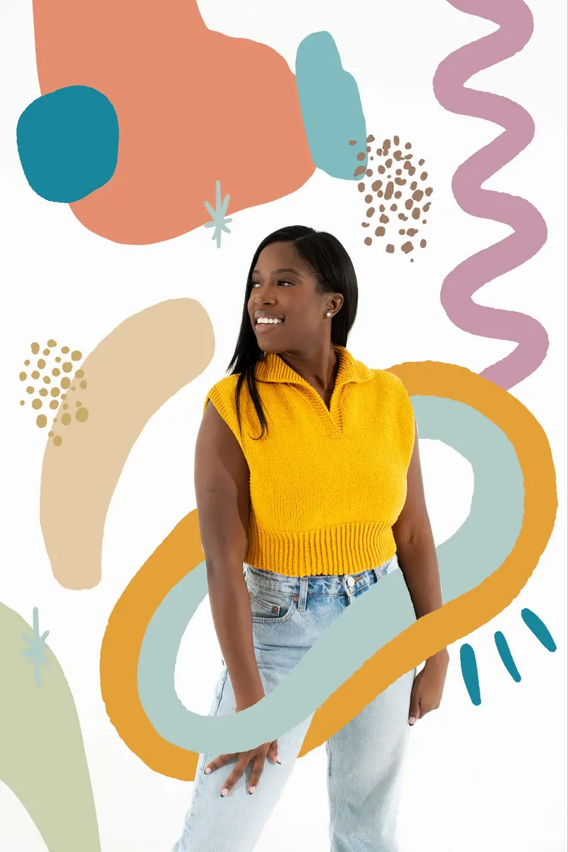 Cropped Tee (Knit) 1