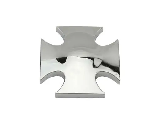 Cross Knock-Off Front 3/8" 26T Chrome. 1