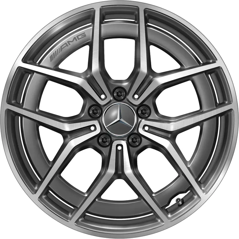 (Demo Car Wheels) 19” Mercedes-Benz E-Class Amg Double Spoke Oe Complete Wheels 1