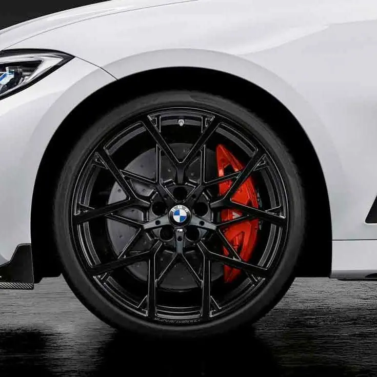(Demo Car Wheels) 20” Bmw 2 Series G42 795M Oe M Performance Matt Black Forged Wheels Set 1