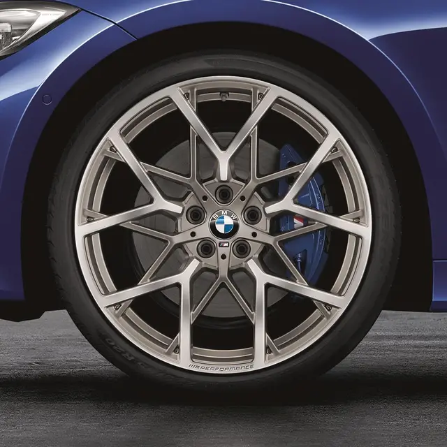 (Demo Car Wheels) 20” Bmw Bmw 2-Series G42 795M 795M Oe Bi-Colour M Performance Forged Wheels Set 1