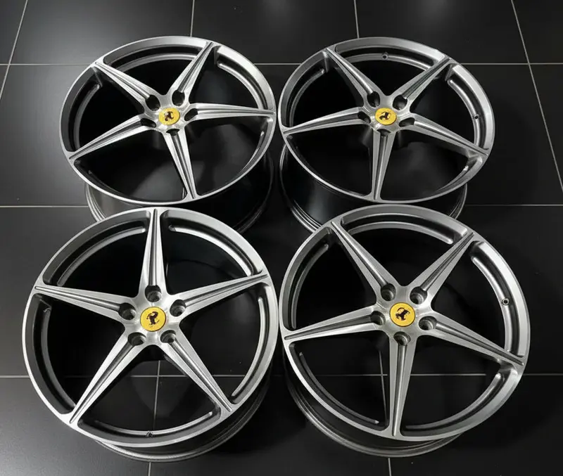 (Demo Car Wheels) 20" Ferrari 458 Oe  5-Spokes Wheels 1