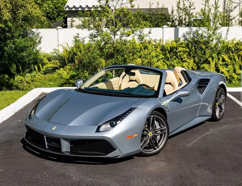 (Demo Car Wheels) 20" Ferrari 488 Gtb Forged 5-Spokes Oe Wheels 2