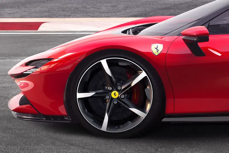 (Demo Car Wheels) 20" Ferrari Sf90 Oe 2-Tones Forged Wheels 1