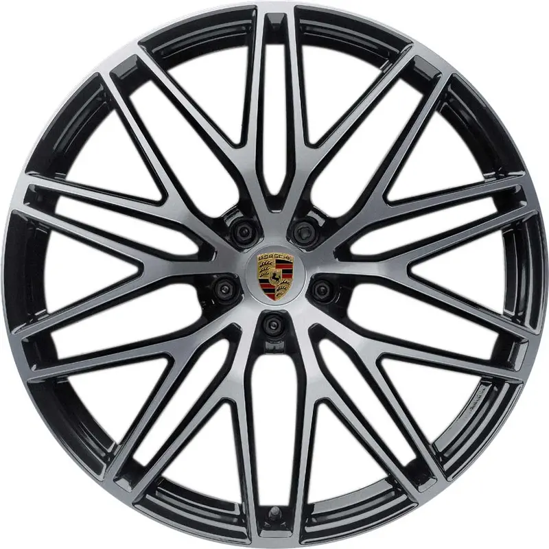 (Demo Car Wheels) 21” Porsche Macan Iii Rs Spyder Design Oe  Wheels 1
