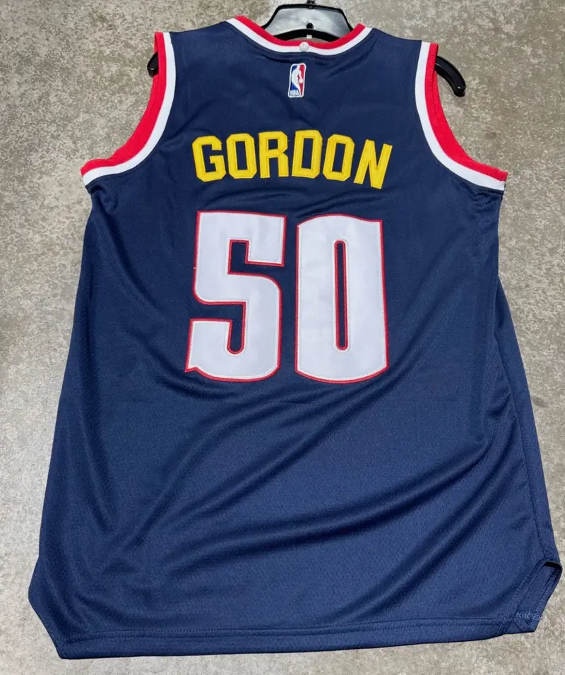 Denver Nuggets Aaron Gordon 50 Navy Blue Replica Finals 1