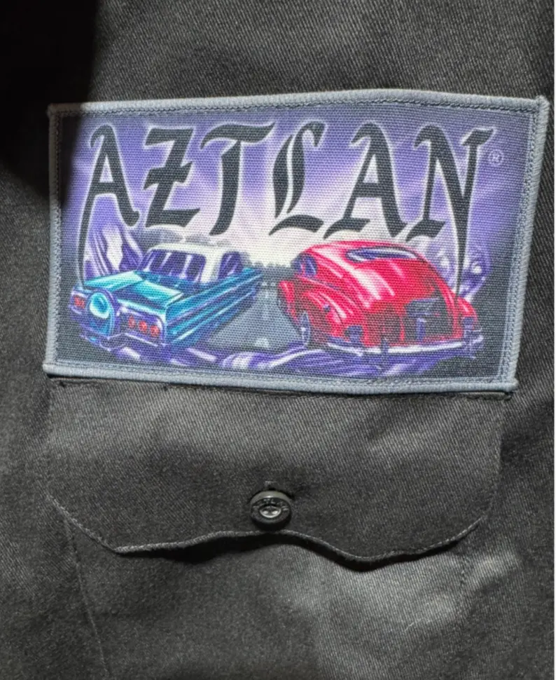 Dga Work Shirt Black Mi Gente Button Up Lowrider Art David Gonzales 3