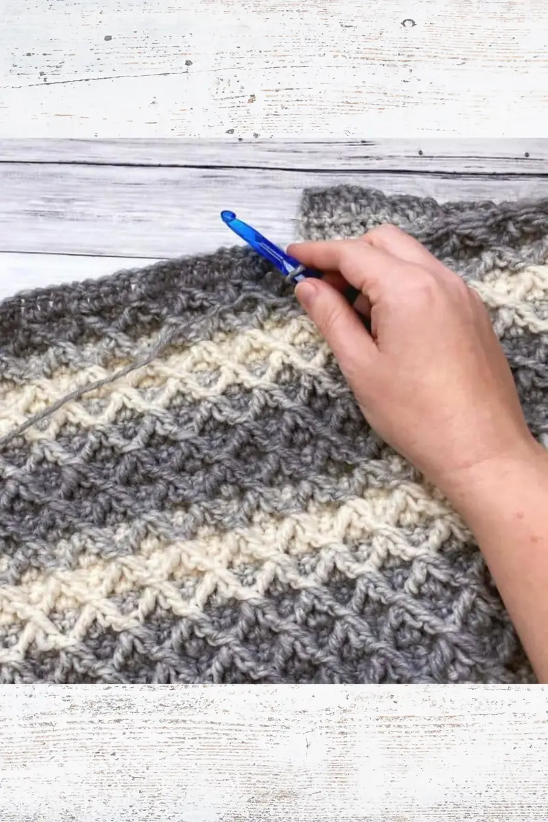 Diamond Stitch Blanket (Crochet) 1