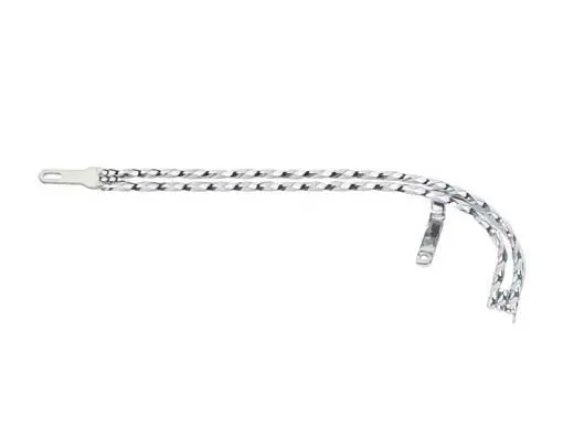 Double Square Twisted Chain Guard Chrome. 1