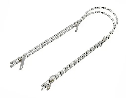 Double Square Twisted Sissy Bar Chrome. 1