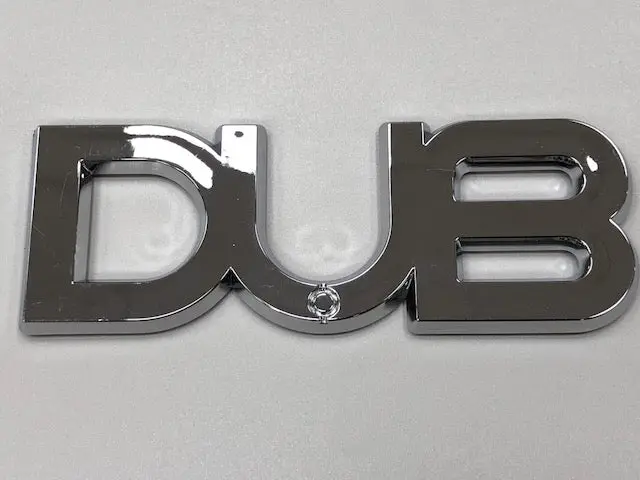 Dub Edition Badge - Chrome 1
