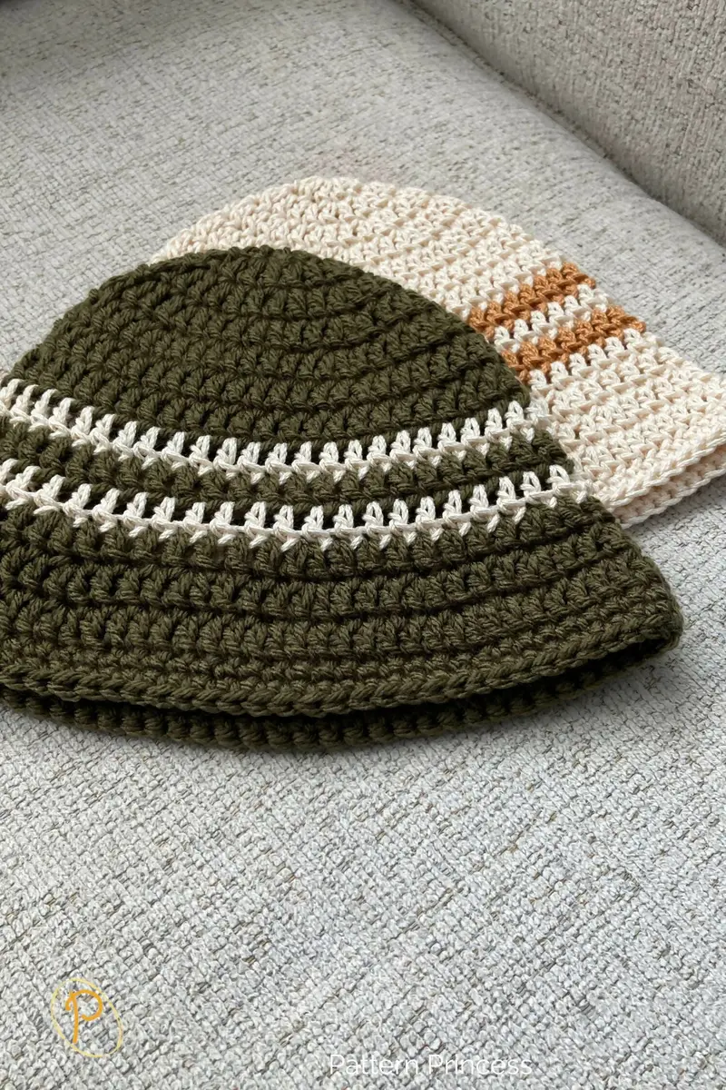 Easy Bucket Hat Pattern (Crochet) 1