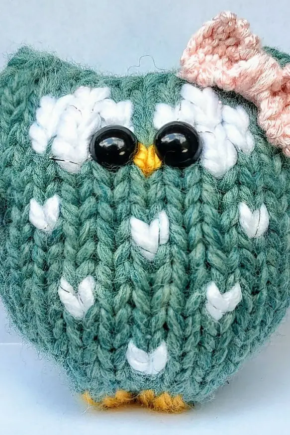 Easy Knitting Pattern For 4 Inch Amigurumi Owl (Knit) 1