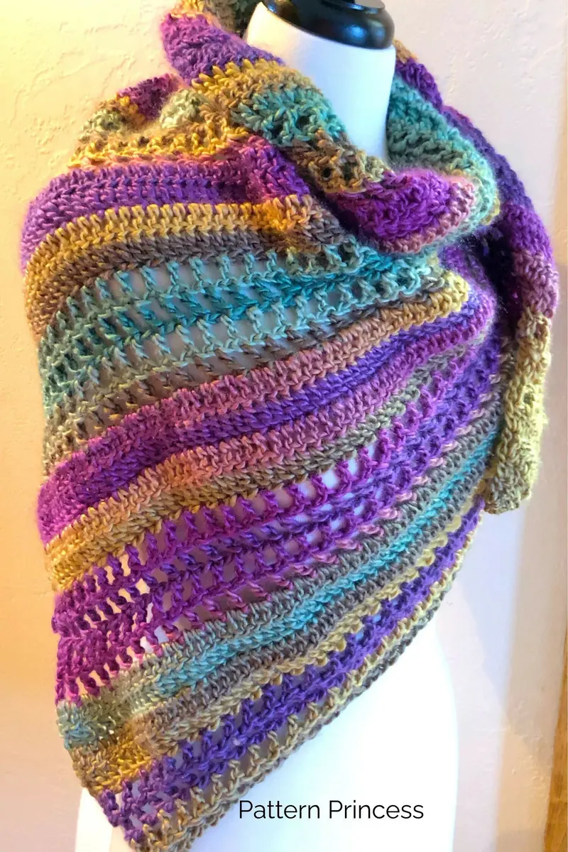 Easy Saturday Scarf (Crochet) 1