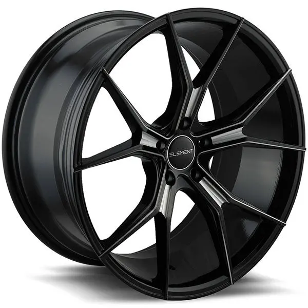 Element El1225 Black W/ Milled Spokes 1