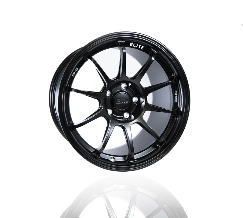 Elite Performance  Ep10 Forged Wheels 17X10.5 +40 5X114.3 73.1 Machine Black Set Of 4 1