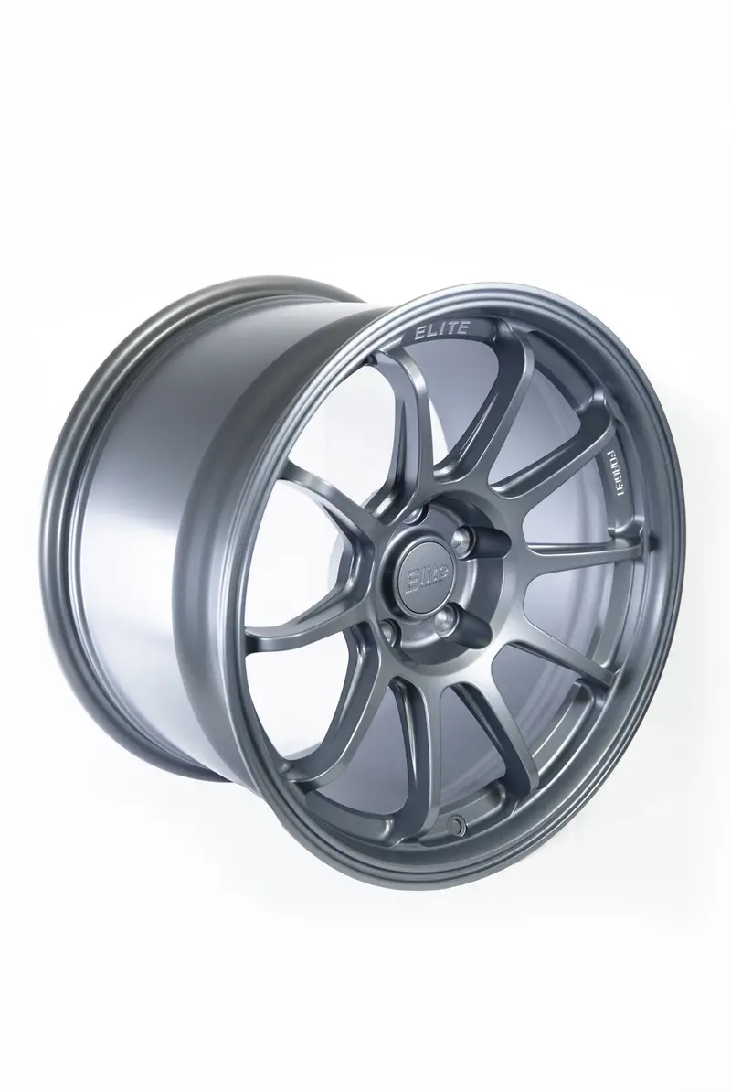 Elite Performance Ep10 Forged Wheels 17X10.5 +40 5X114.3 73.1 Satin Titanium Set Of 4 2