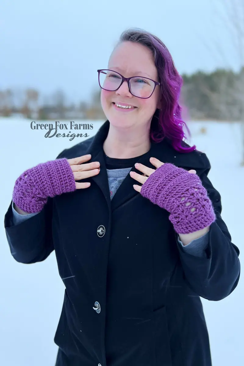 Elixir Fingerless Gloves (Crochet) 1