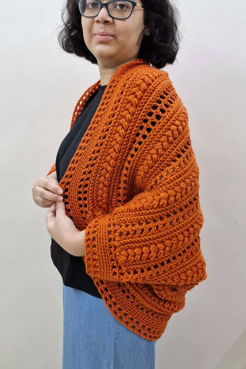 Ember Light Cardigan (Crochet) 2