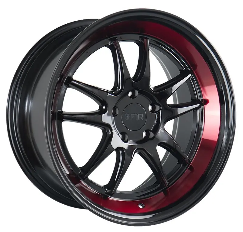 F1r F102 Gloss Black W/ Red Lip 1