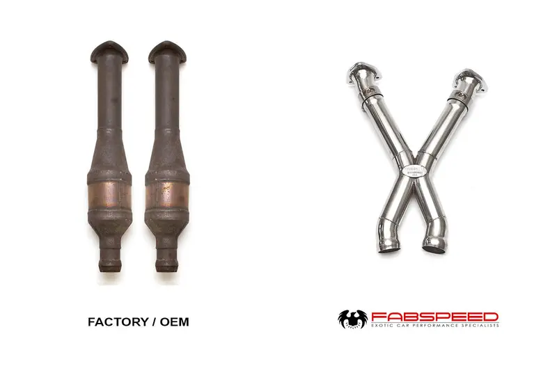 Fabspeed Aston Martin V12 Vantage Link Comp. X-Pipe 2