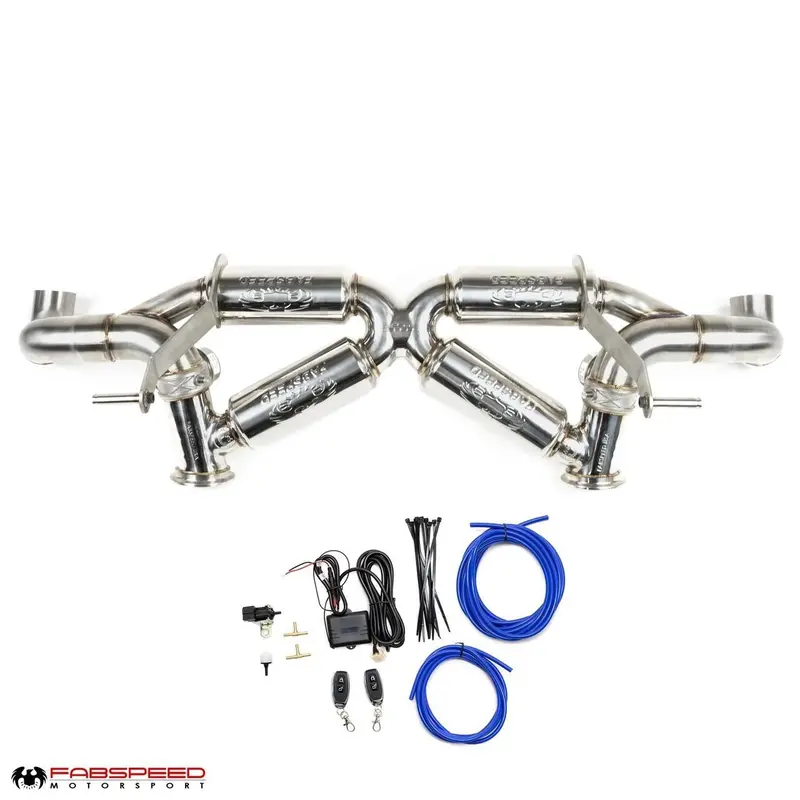 Fabspeed Audi R8 V10 Valvetronic Supersport X-Pipe Exhaust System (2009-2015) 1