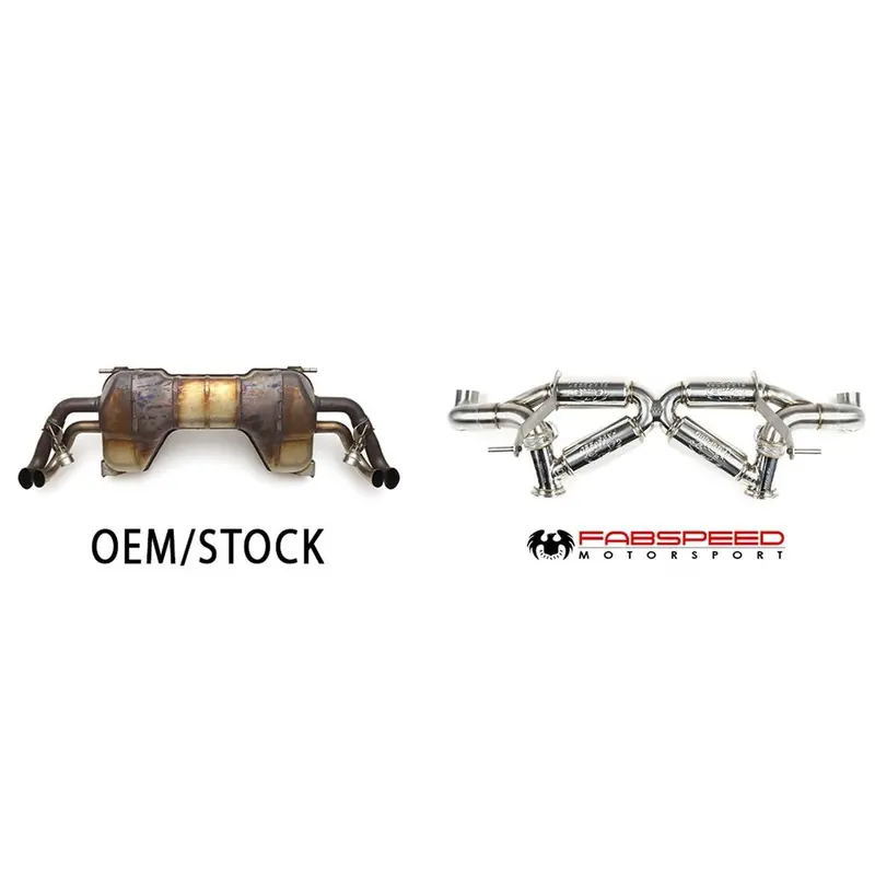 Fabspeed Audi R8 V10 Valvetronic Supersport X-Pipe Exhaust System (2009-2015) 3