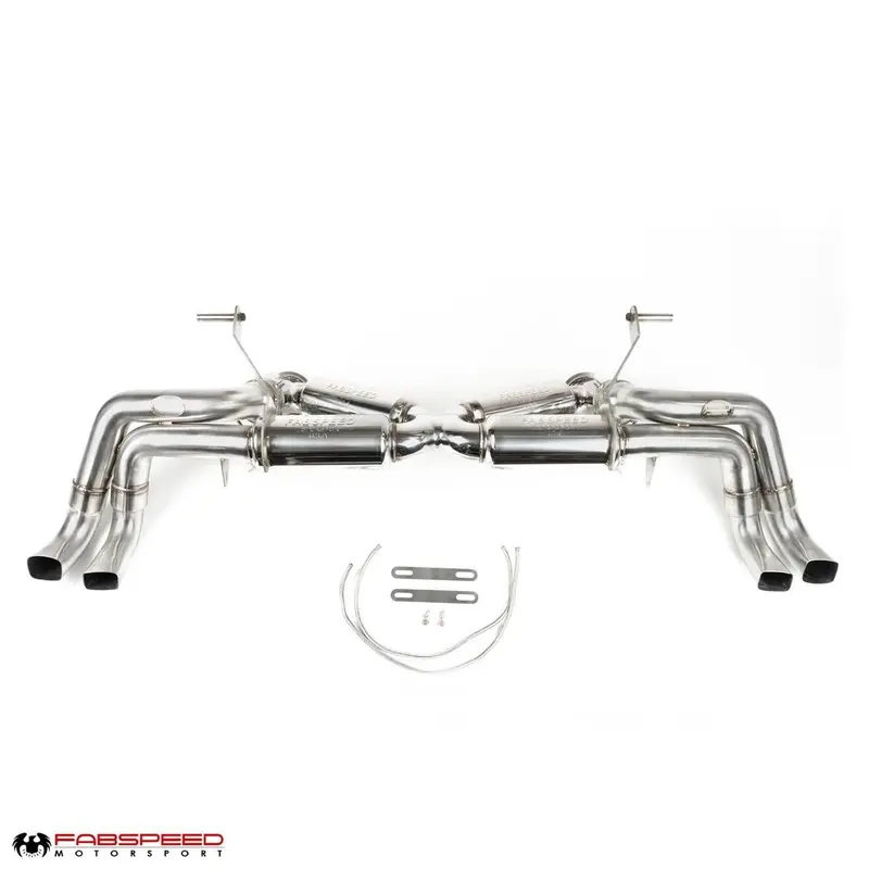 Fabspeed Audi R8 V10 Valvetronic Supersport X-Pipe Exhaust System (2016 - 2018) 1