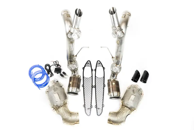 Fabspeed Mclaren 570S / 540C "600Lt Style" Valvetronic Sport Catalytic Converter Exhaust System 1