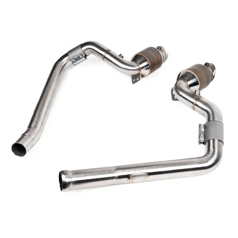 Fabspeed Mercedes-Benz Amg Gt/Gtr/Gts Sport Cat Downpipes (2015-2021) 2