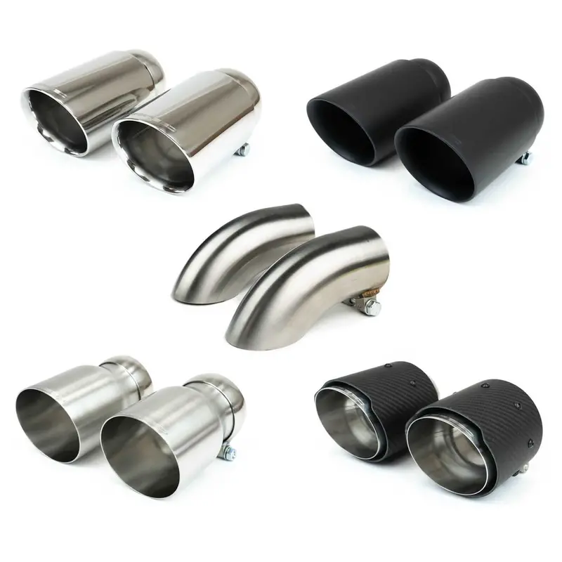 Fabspeed Porsche 718 Gt4 / Gts / Spyder Deluxe Exhaust Tips (2020+) 1