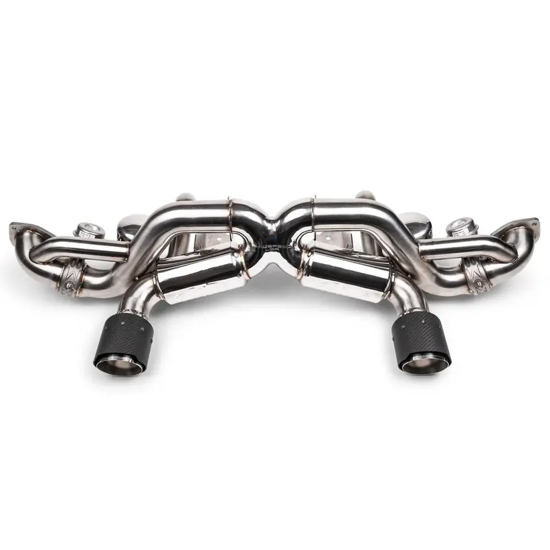 Fabspeed Porsche 718 Gt4 Rs Valvetronic X-Pipe Cat-Back Exhaust System (2022+) 1