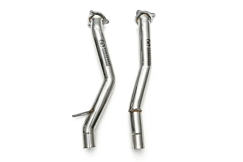 Fabspeed Porsche 958 Cayenne S / Gts Secondary Competition Link Pipes (2011-2014) 1