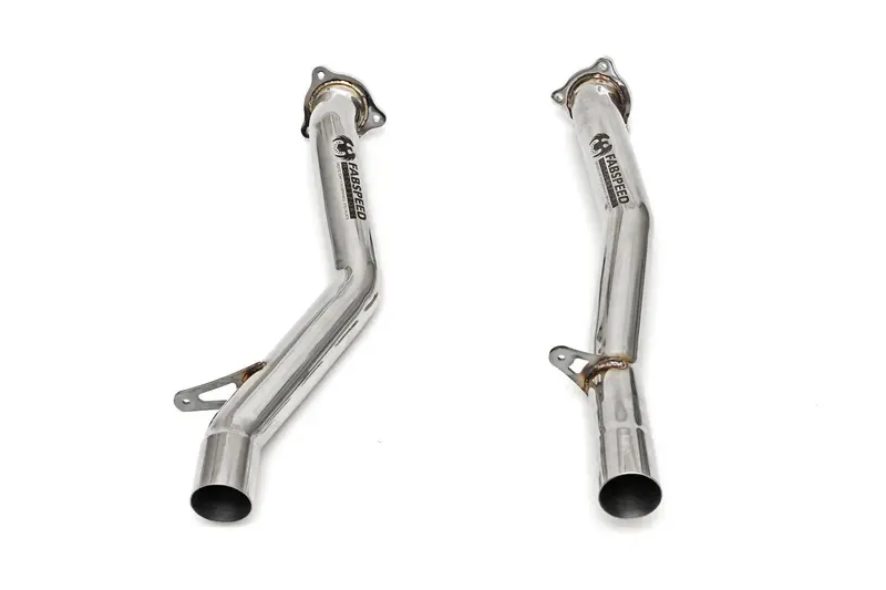 Fabspeed Porsche 958 Cayenne Turbo / Turbo S Secondary Competition Link Pipes (2011-2014) 1