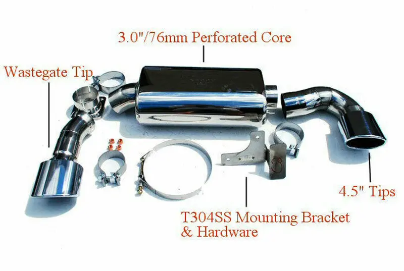 Fabspeed Porsche 964 Turbo 965 Maxflo Performance Exhaust System (1990-1994) 2