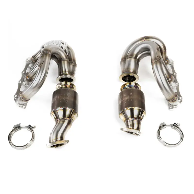 Fabspeed Porsche 981 Cayman Gt4 / Boxster Spyder Rennkraft™ Modular Headers With Hjs Catalytic Converters (2015-2016) 1