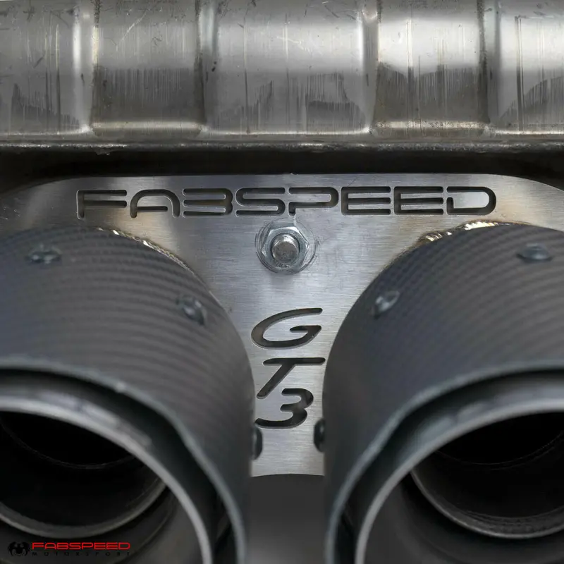 Fabspeed Porsche 981 Cayman Gt4 / Spyder Valvetronic Gt3 Muffler Conversion Kit 6