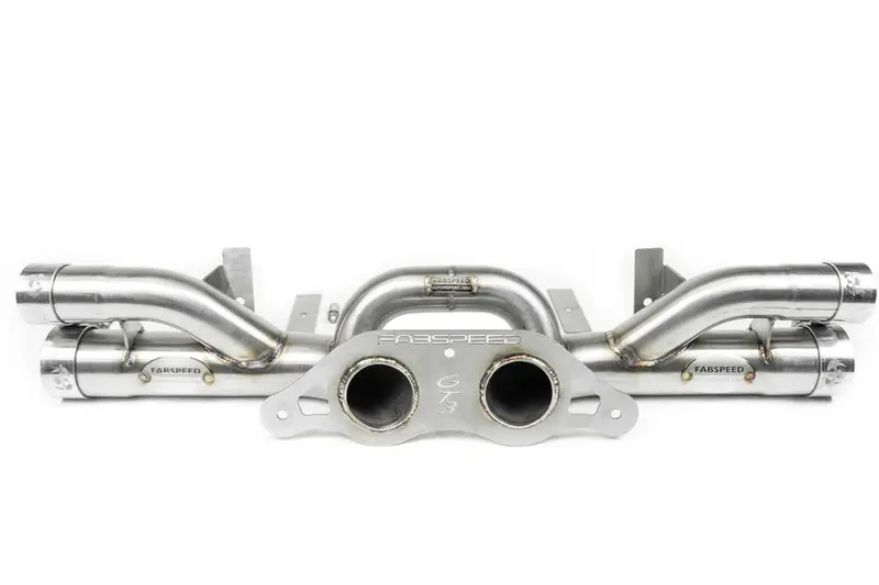 Fabspeed Porsche 991.2 Carrera Center Muffler Bypass X-Pipe (For Base) (2017-2019) 2