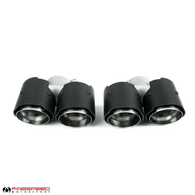 Fabspeed Porsche 991.2 Carrera Deluxe Quad Tips (2017-2019) 2