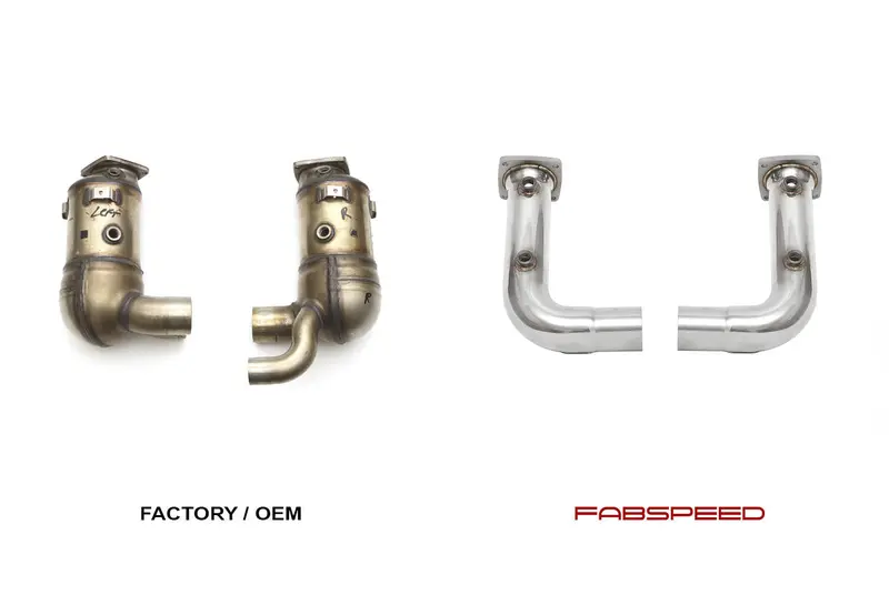 Fabspeed Porsche 991.2 Carrera Link Comp. Pipes (For Base) (2017-2019) 2