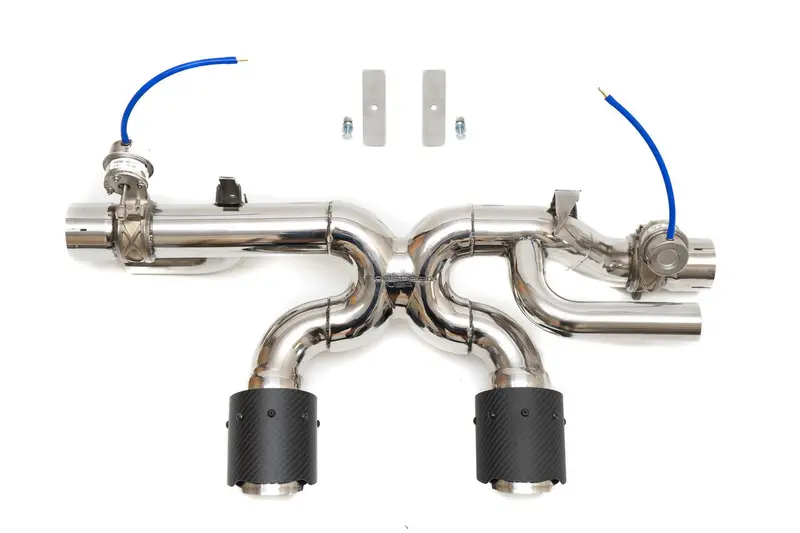 Fabspeed Porsche 991.2 Carrera Valvetronic Center Muffler Bypass X-Pipe (Pse Only) 1