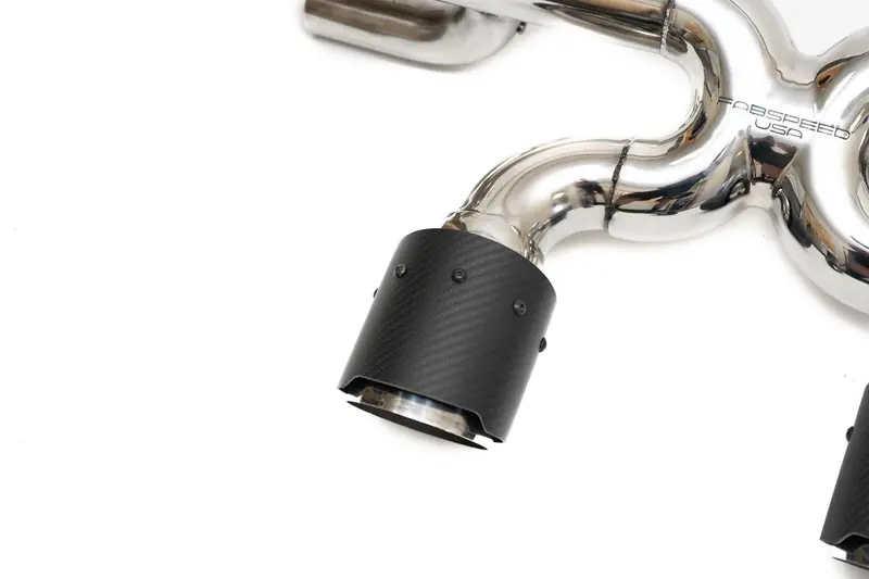 Fabspeed Porsche 991.2 Carrera Valvetronic Center Muffler Bypass X-Pipe (Pse Only) 2