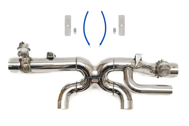 Fabspeed Porsche 991.2 Carrera Valvetronic Center Muffler Bypass X-Pipe (Pse Only) 4