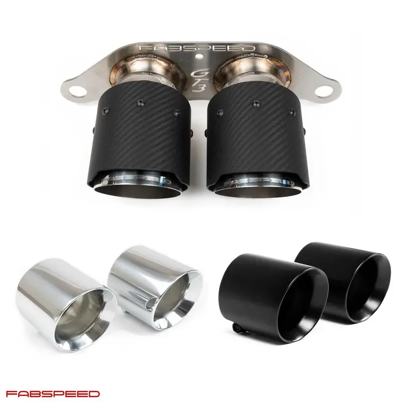 Fabspeed Porsche 991.2 Gt3 / Gt3 Rs Deluxe Dual Style Tips (2017-2019) 1