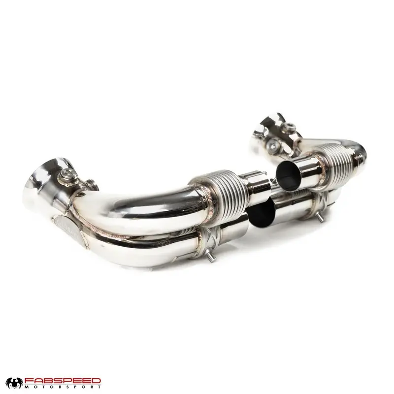 Fabspeed Porsche 991.2 Gt3 / Gt3 Rs Side Muffler Bypass Pipes (2017-2019) 1