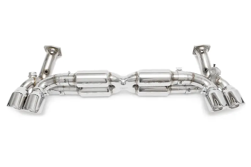 Fabspeed Porsche 991.2 Twin Turbo / Turbo S Valvetronic Supersport X-Pipe Exhaust System (2017-2020) 3
